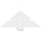 Ekena Millwork Redmond Architectural Grade PVC Gable Bracket, 36"W x 15"H x 4"D x 6"F, 10/12 Pitch GBP036X15X0406RED00 - alternate 3